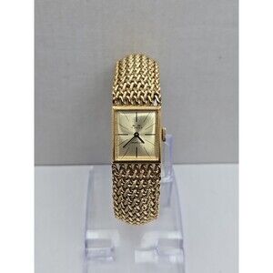 Vintage Nastrix 12K Gold Filled Ladies Cocktail Watch 17 Jewels Incabloc Unique